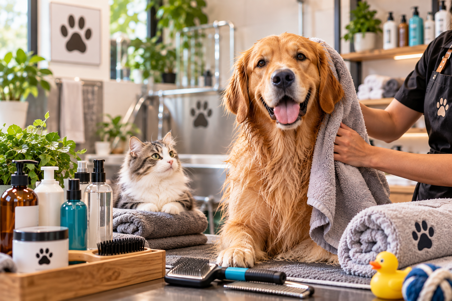 Pet grooming and hygiene